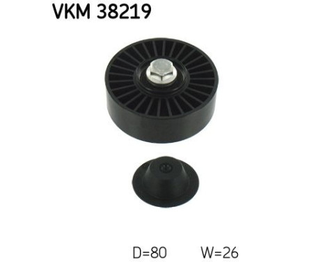 Deflection/Guide Pulley, v-ribbed belt VKM 38219 SKF