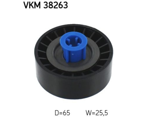 Deflection/Guide Pulley, v-ribbed belt VKM 38263 SKF