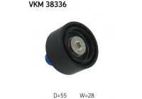 Deflection/Guide Pulley, v-ribbed belt VKM 38336 SKF
