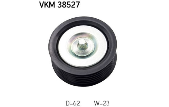 Deflection/Guide Pulley, v-ribbed belt VKM 38527 SKF, Image 2