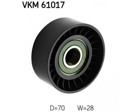 Deflection/Guide Pulley, v-ribbed belt VKM 61017 SKF