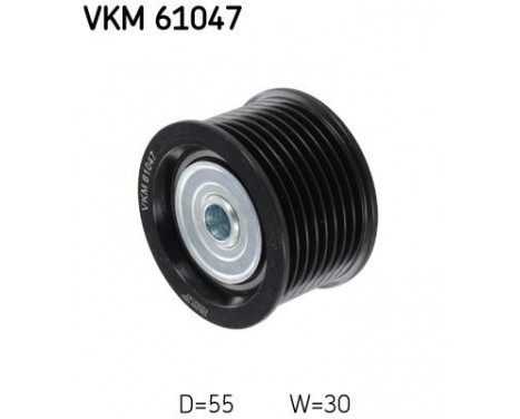 Deflection/Guide Pulley, v-ribbed belt VKM 61047 SKF