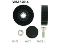Deflection/Guide Pulley, v-ribbed belt VKM 64014 SKF