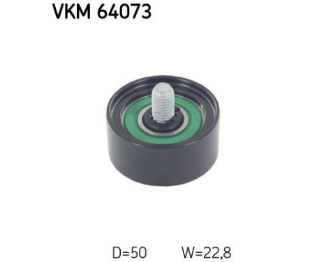 Deflection/Guide Pulley, v-ribbed belt VKM 64073 SKF