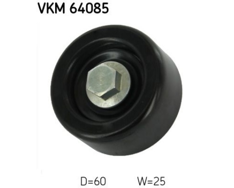 Deflection/Guide Pulley, v-ribbed belt VKM 64085 SKF
