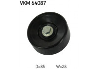 Deflection/Guide Pulley, V-ribbed belt VKM 64087 SKF
