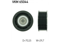 Deflection/Guide Pulley, v-ribbed belt VKM 65044 SKF