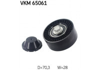 Deflection/Guide Pulley, v-ribbed belt VKM 65061 SKF