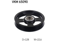 Deflection/Guide Pulley, v-ribbed belt VKM 65090 SKF