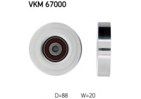 Deflection/Guide Pulley, v-ribbed belt VKM 67000 SKF