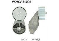Deflection/Guide Pulley, v-ribbed belt VKMCV 51006 SKF