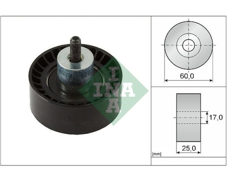 Guide pulley, timing belt 532099710 Ina