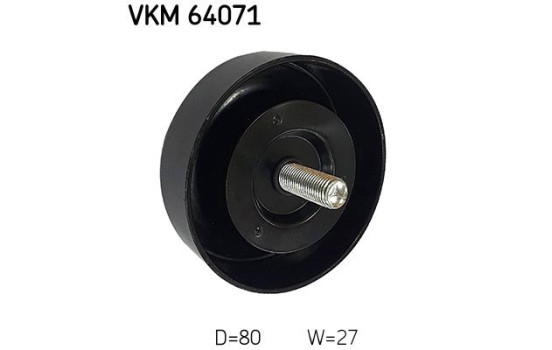 Guide roller/deflection roller, Poly V-belt VKM 64071 SKF, Image 2