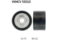 Guide roller/deflection roller, Poly V-belt VKMCV 55010 SKF