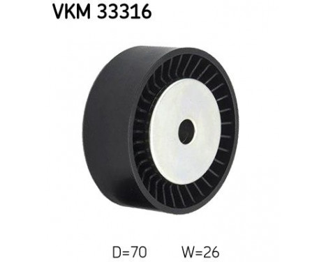 Guide roller/deflection roller, V-ribbed belt VKM 33316 SKF, Image 2