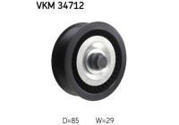 Guide roller/deflection roller, V-ribbed belt VKM 34712 SKF