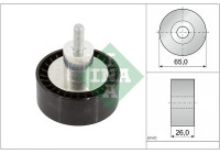 Guide roller/reversing roller, Poly V-belt 532 0908 10 Ina