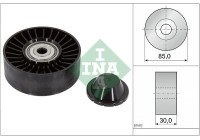 Guide roller/reversing roller, Poly V-belt 532 0920 10 Ina