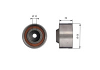 Guide roller, timing belt T42017 Gates