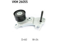 Guide roller, timing belt VKM 26055 SKF