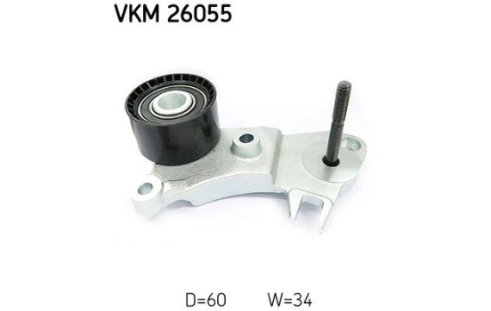 Guide roller, timing belt VKM 26055 SKF