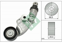 Tensioner Lever, v-ribbed belt 533 0128 10 Ina