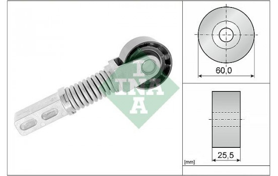 Tensioner Lever, v-ribbed belt 533004920 Ina