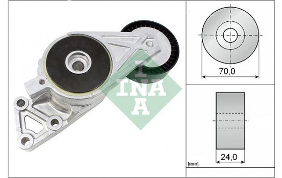 Tensioner Lever, v-ribbed belt 533007630 Ina