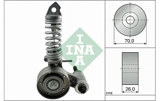 Tensioner Lever, v-ribbed belt 533008530 Ina