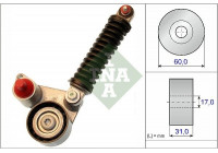 Tensioner Lever, v-ribbed belt 533010710 Ina