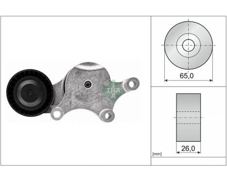 Tensioner Lever, v-ribbed belt 534 0075 20 Ina