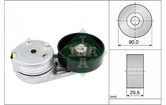 Tensioner Lever, v-ribbed belt 534 0358 10 Ina