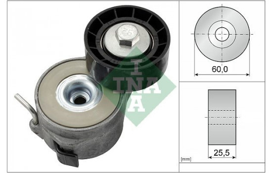Tensioner Lever, v-ribbed belt 534 0400 10 Ina