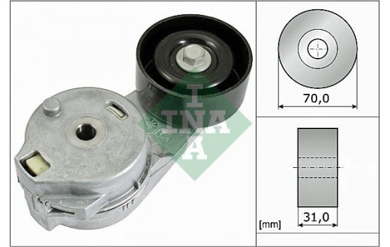 Tensioner Lever, v-ribbed belt 534 0548 10 Ina