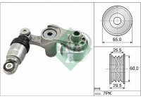 Tensioner Lever, v-ribbed belt 534 0586 10 Ina