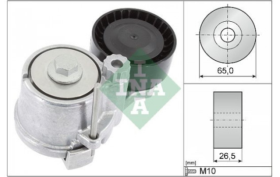 Tensioner Lever, v-ribbed belt 534 0661 10 Ina