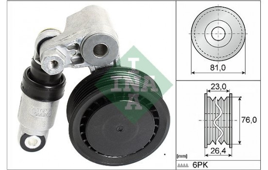 Tensioner Lever, v-ribbed belt 534001110 Ina