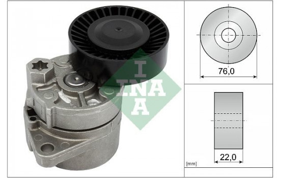 Tensioner Lever, v-ribbed belt 534001810 Ina