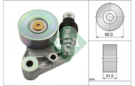 Tensioner Lever, v-ribbed belt 534002110 Ina