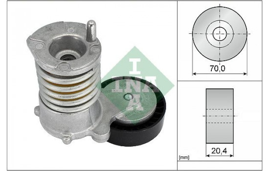 Tensioner Lever, v-ribbed belt 534003010 Ina