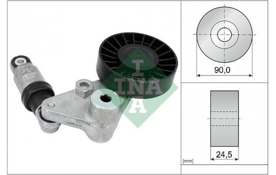 Tensioner Lever, v-ribbed belt 534003310 Ina