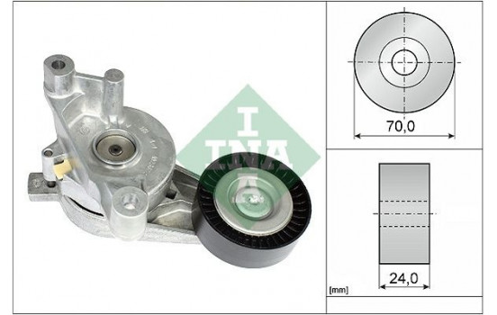 Tensioner Lever, v-ribbed belt 534005910 Ina