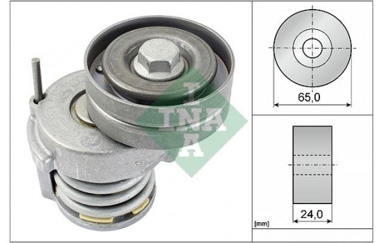 Tensioner Lever, v-ribbed belt 534006510 Ina