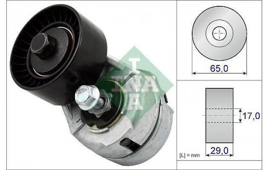 Tensioner Lever, v-ribbed belt 534010920 Ina