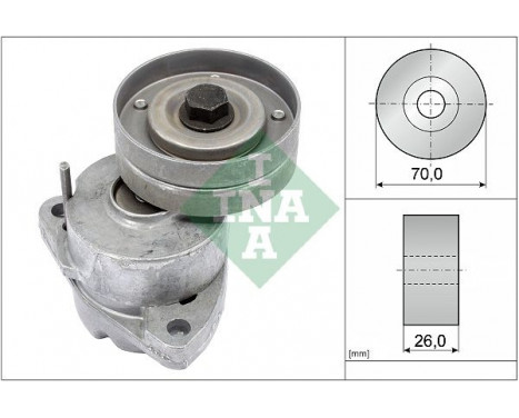 Tensioner Lever, v-ribbed belt 534011820 Ina