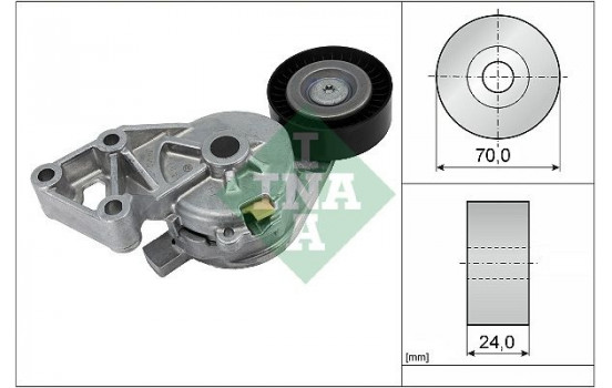 Tensioner Lever, v-ribbed belt 534013230 Ina