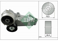 Tensioner Lever, v-ribbed belt 534014610 Ina