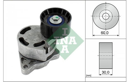 Tensioner Lever, v-ribbed belt 534018110 Ina