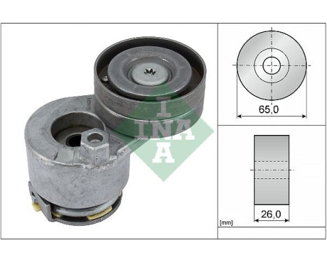 Tensioner Lever, v-ribbed belt 534024010 Ina