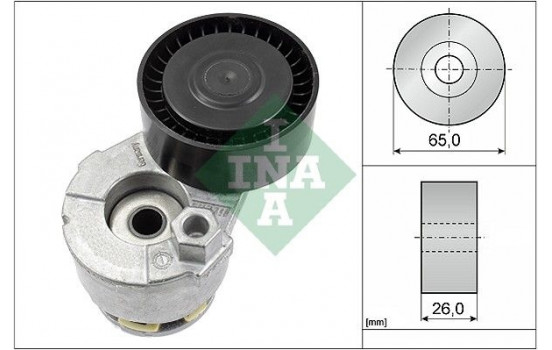 Tensioner Lever, v-ribbed belt 534026910 Ina